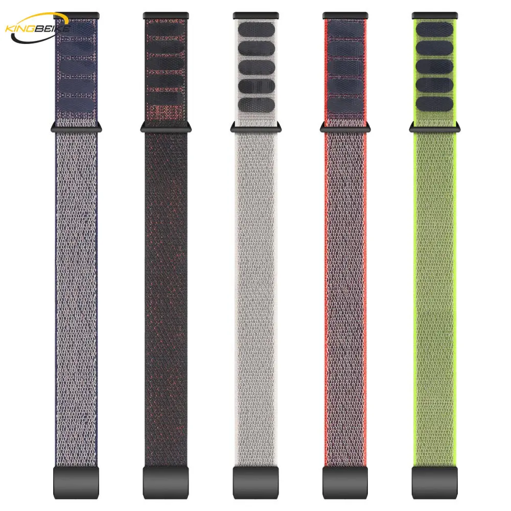 

KINGBEIKE Fashion Sport Nylon Watchband For Fitbit Charge 2 Smart Watch Band Replacement Wristwatch Bracelet Strap S L 5 Colors
