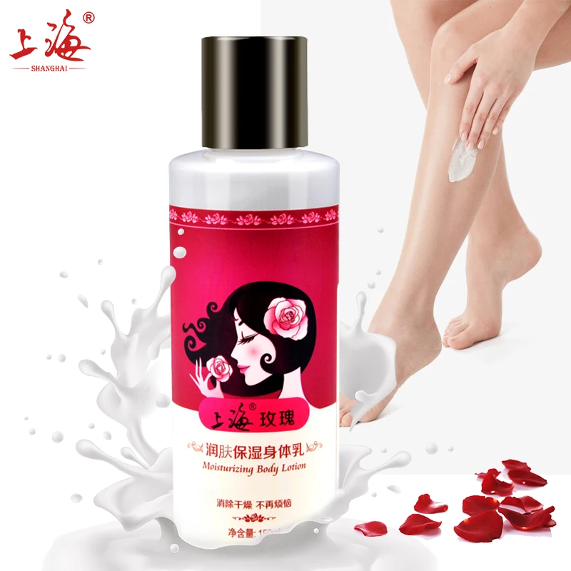 SHANG HAI Rose Hydrating body lotion smooth skin whitening body cream remove melanin anti-wrinkle moisturizing cream skin care body lotion body scrub moisturizer organic goat milk glycerin skin care lift firming ageless whitening hydration body cream