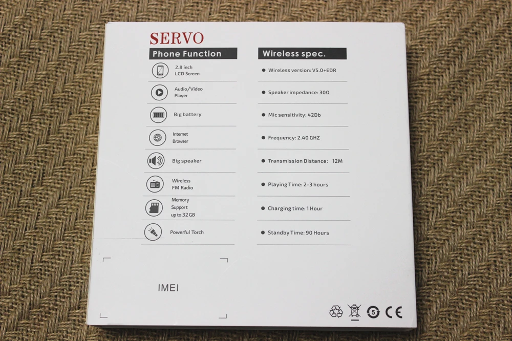 SERVO R25 Bluetooth музыкальный мобильный телефон 2,8 "SC6531CA телефон внешний аккумулятор музыкальный динамик Многофункциональный 6000 мАч мобильный