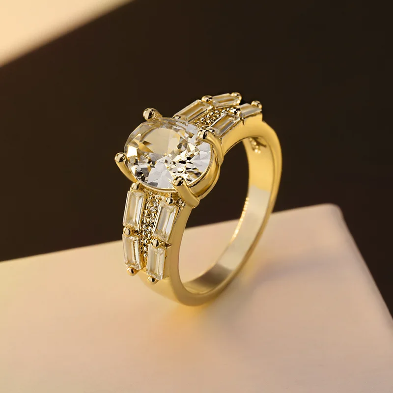 oval crystal wedding rings bands jewelry (4)