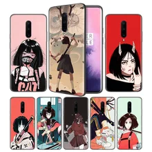 vinne art drawing Soft Black Silicone Case Cover for OnePlus 6 6T 7 Pro 5G Ultra-thin TPU Phone Back Protective