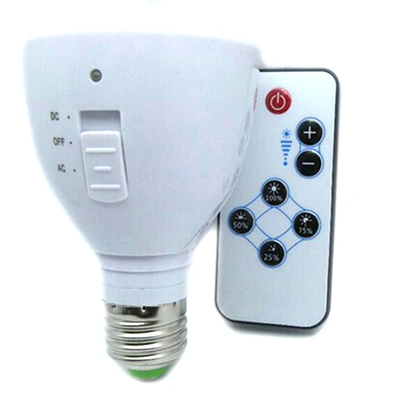  BSOD AC 85-265V 7W Bombilla mágica LED con control remoto luz  de emergencia blanca cálida con batería recargable incorporada E27 lámpara  para iluminación interior del hogar (blanco cálido, 2 unidades) 