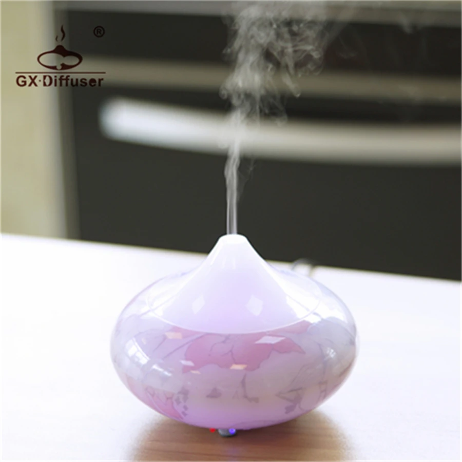 

GX.Diffuser GX-02K 7 Colorful Changing LED Light Aroma Diffuser Essential Oil Humidifier Ultrasonic Air Purifier Home Car Office