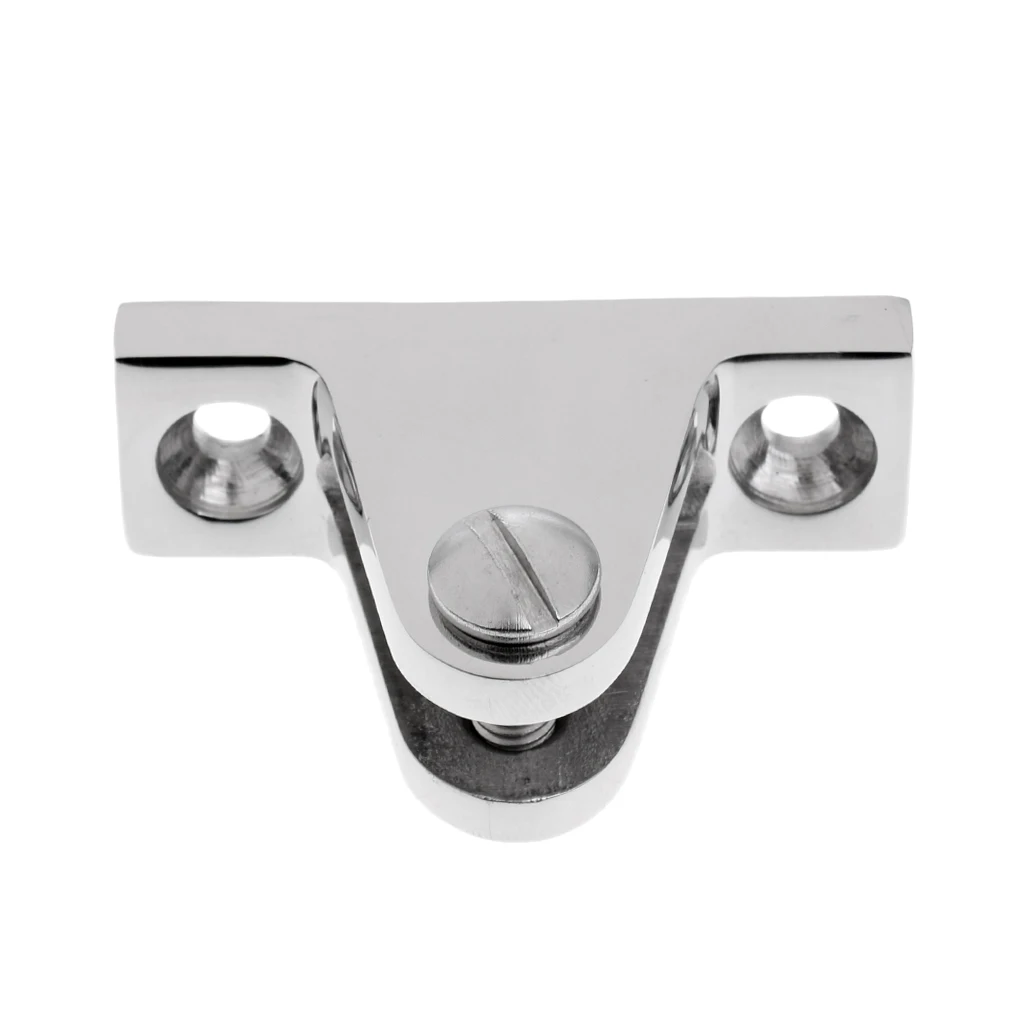 1 Pcs Polished Silver Marine Boat Deck Hinge Mount For Bimini Top Stainless Steel Fitting Hardware