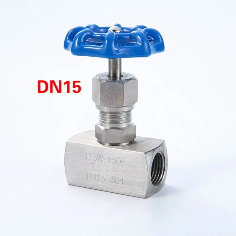 

high temperature Needle valve Female thread DN6-DN50 stainless steel Flow Control shut off crane Adjustable needle valve