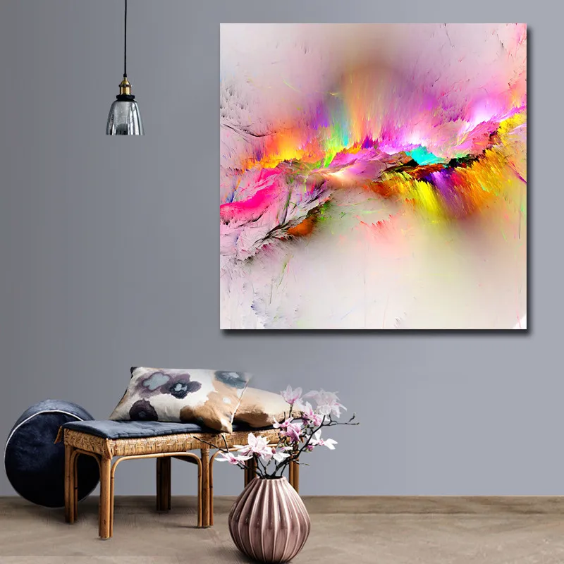 

Cheap Dropshipping Abstract Canvas Cloud Art Print Printed Modern Painting Poster Wall Pictures For Home Decorative No Frame