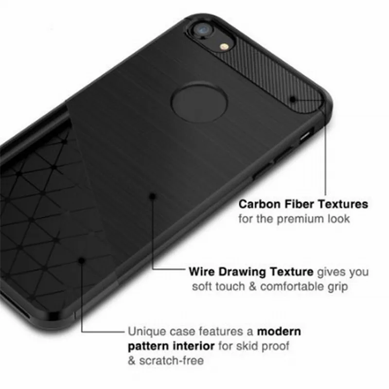 Portefeuille For iPhone Case Ultra Slim TPU Shockproof Protective Cover for iPhone 6 Plus 6S 7 5 5S SE Rugged Armor Accessories (3)