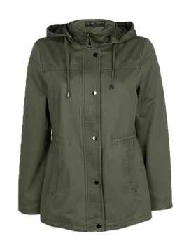 

Spring jacket hooded-Green