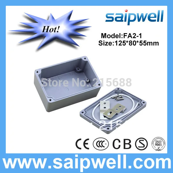 2015 Low Cost Waterproof Aluminum Box 120 80 55mm IP67 SP AG FA2 1
