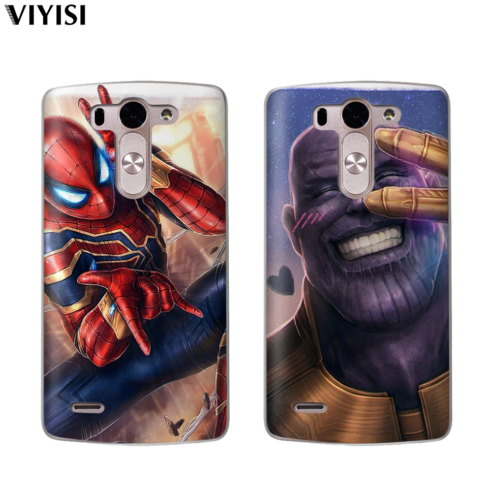 Чехол для телефона LG G6 G4 G5 Q8 Q6 K8 K7 K10 2017 X Power 2 3 V30 Coque Etui роскошный Марвел Мстители