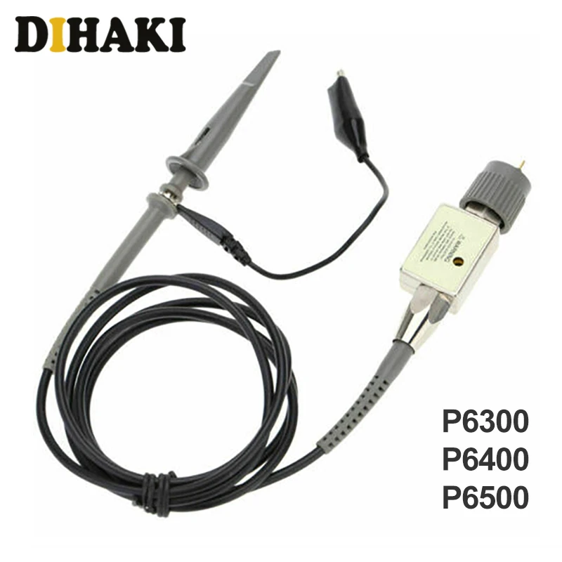 

Accurate P6300 /P6400/ P6500 Oscilloscope Probes 300/500MHz 10X High Precision Oscilloscope Parts Test Probe Clip Accessories