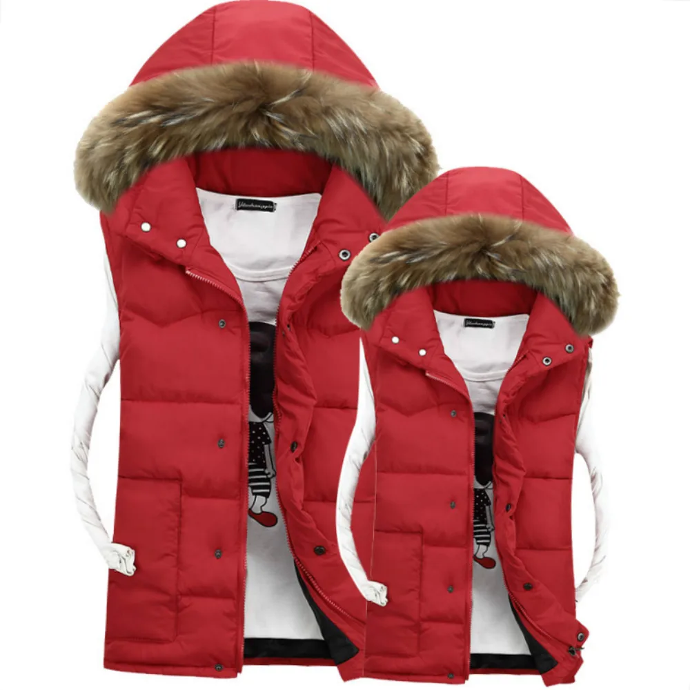 New 2019 Autumn and winter Warm  vest for men Sleeveless Jacket Men Winter Waistcoat Men Vest Fashion Casual Coats for lover