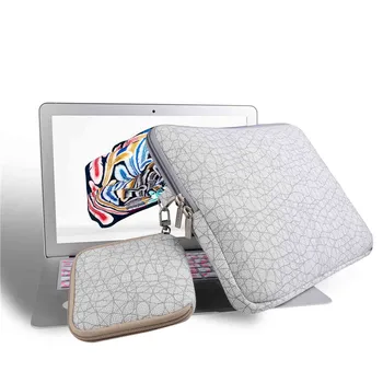

snake skin Canvas Laptop Sleeve Case for macbook air 13 pro retina 13 Bag for 13.3inch Ultrabook with bag for macbook adapter