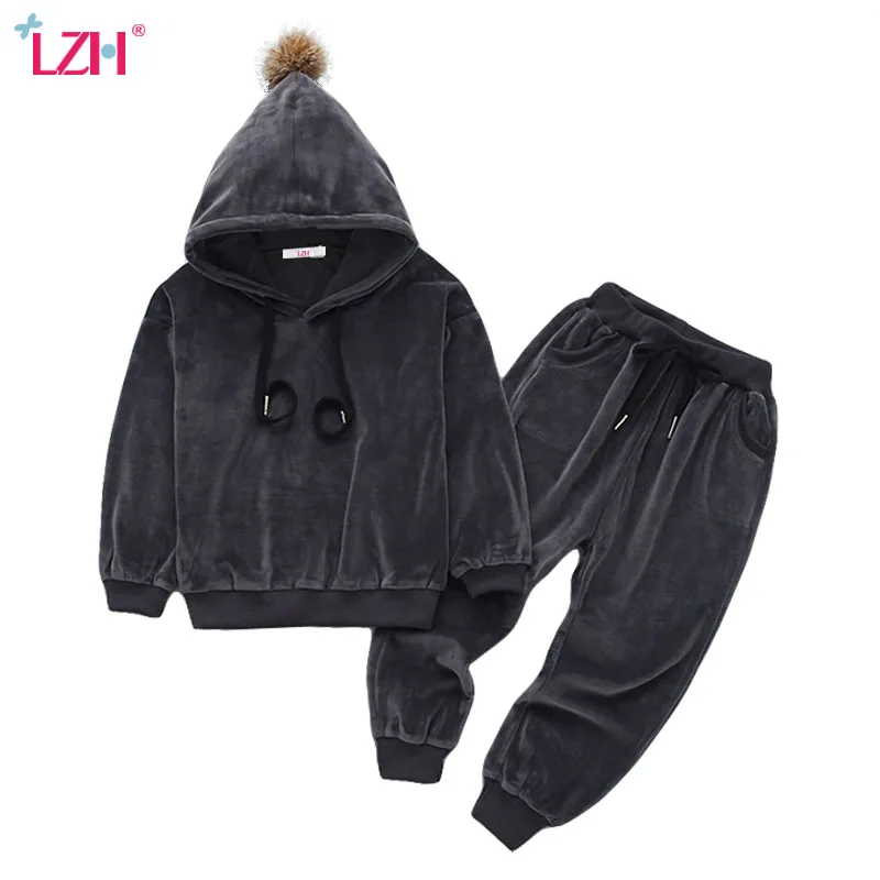 Children Clothing 2018 Autumn Winter Girls Clothes Hoodies Pants Kids Clothes Boys Tracksuit Sport Suit For
