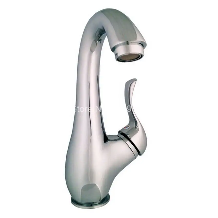 One Hole Handle 8.52/" Bathroom Vessel Sink Faucet