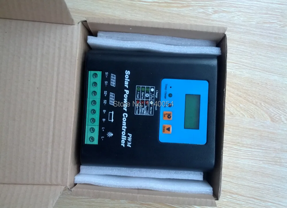  80A 12V/24V Auto-work Solar Charge Controller 12V 24V Solar Battery Controller 80A Home use