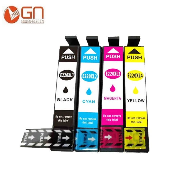 GN совместимый чернильный картридж T2201 T2202 T2203 T2204 для Epson Expression XP-320 XP-420 XP-424 WF-2630 WF-2650