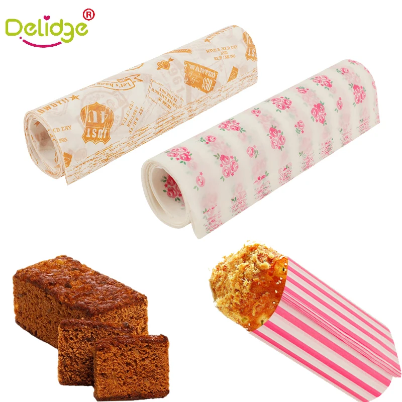 

Delidge 50pcs Food Grade Grease Paper For Cake Cookie Drying Mat Food Wrappers Sugarcraft Kitchen Accessories Cooking Tools