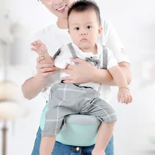 Детское кресло-переноска для малышей, детское сиденье для путешествий, поясное сиденье стул с карманом, YH-17