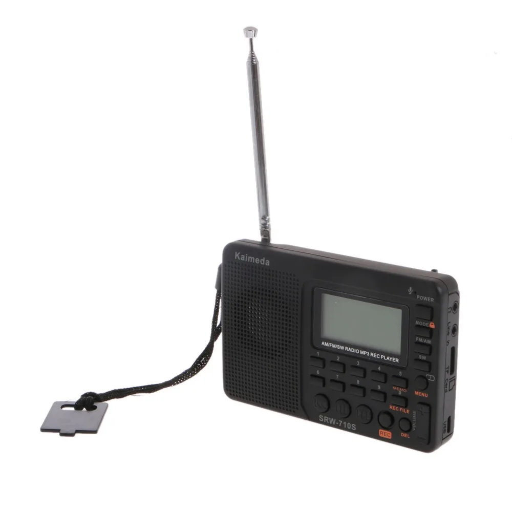 1 компл. OOTDTY Цифровая настройка ЖК приемник TF MP3 REC плеер портативный AM FM SW