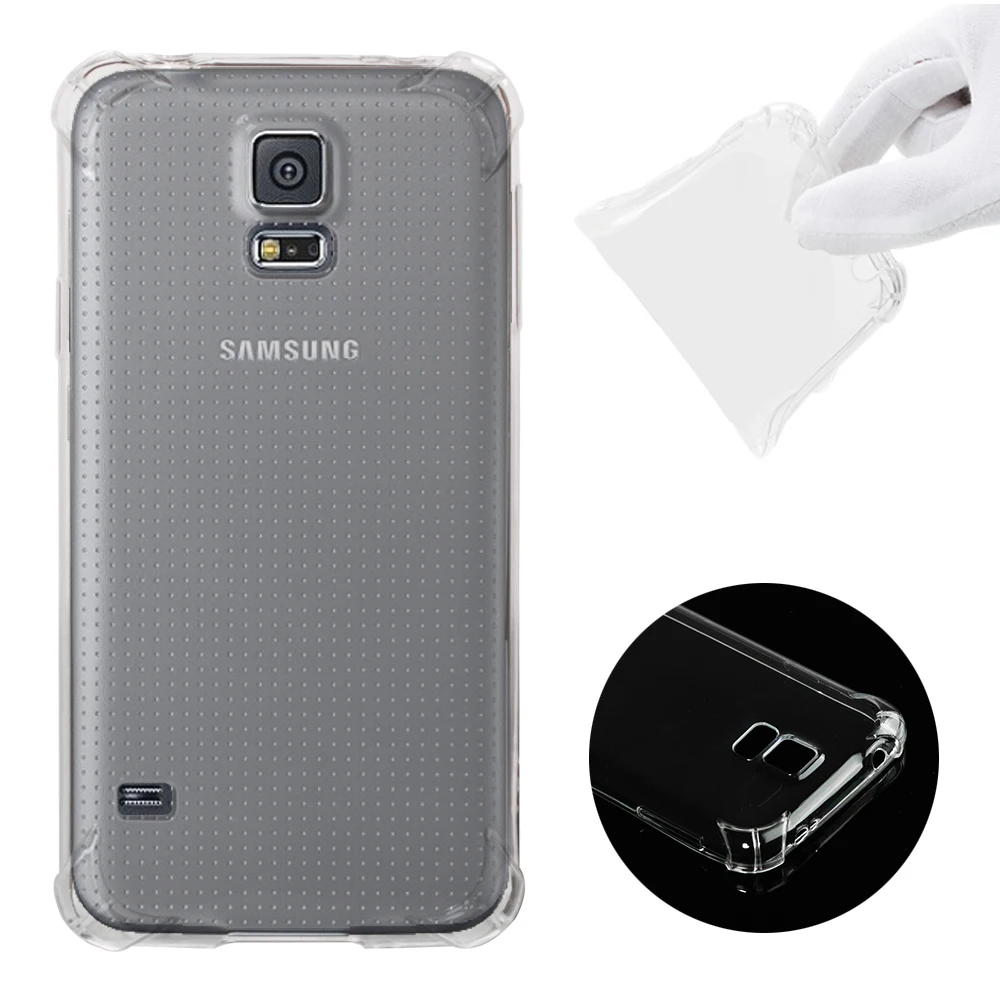 Прозрачная мягкая Резина ТПУ защитный чехол для Samsung Galaxy S5 S6 S7 Edge S8 S9 + S9Plus Note8 Note 9 TPU