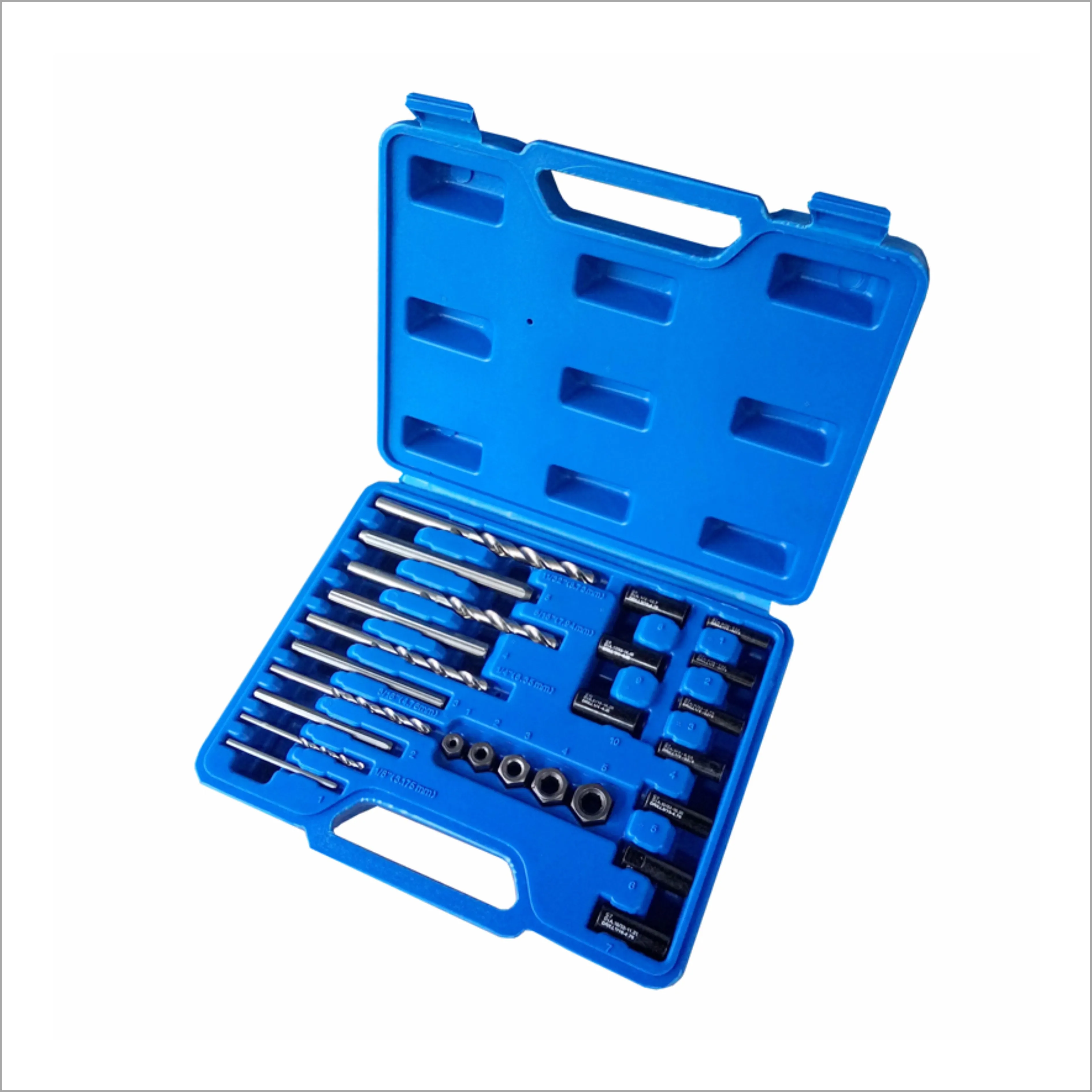 Screw Extractor Drill Guide Set Remove Broken Screw Boltsin Engine