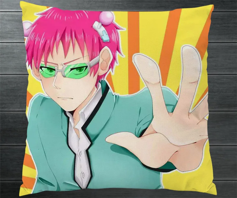 Разрушительная жизнь Saiki K. Две стороны аниме наволочки обнимая Подушка Чехол для