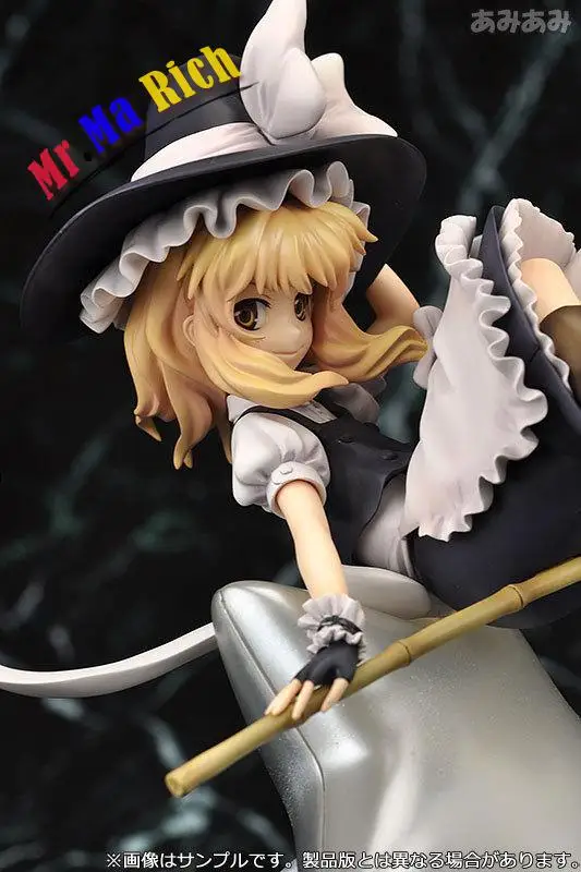 22 см Touhou Project Marisa Kirisame 1/8 Масштаб Аниме Фигурка ПВХ Коллекционная модель игрушки