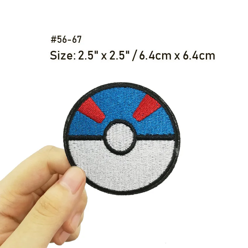 Pokemon Pokeball Team Rocket R Pokemon GO Team logo POKEBALL ULTRA BALL Comics вышитый эмблема аппликационный костюм для косплея - Цвет: Черный никель