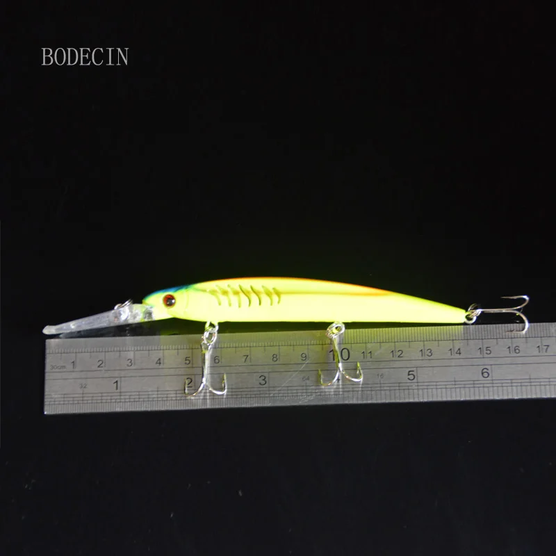5PCS Wobbler Minnow Baits Fishing Lures 165mm 14.8g Hard Artificial Fake Bait Crankbait For Fish Lure  Pesca Tackle With Hooks (6)