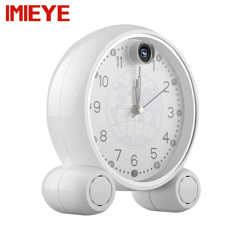 IMIEYE 2MP 1080 P Full HD часы Камера Wi Fi IP цифровой будильник видеонаблюдения ИК Ночное