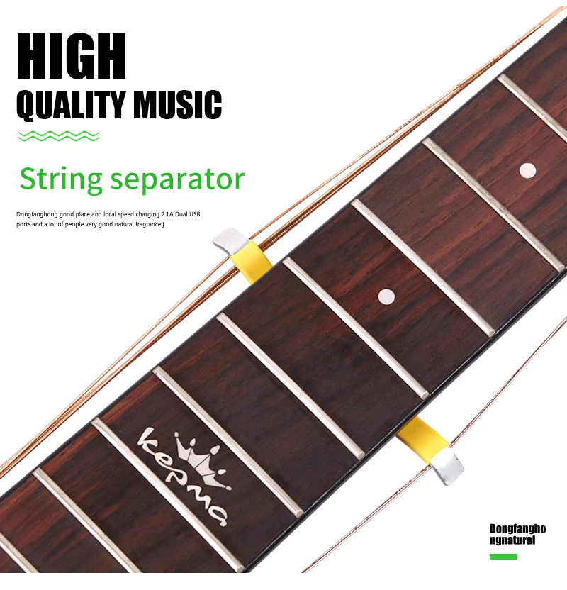 Hispetech Stainless Steel Guitar String Separator Maintenance Care Tool Nursing Handling Repair Guitar Accessories Compound Bow