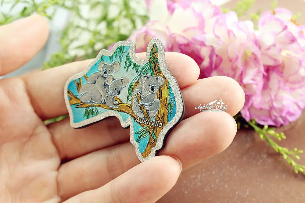 

Australia Koala Tourist Travel Souvenir Art Printed Card Board Fridge Magnet