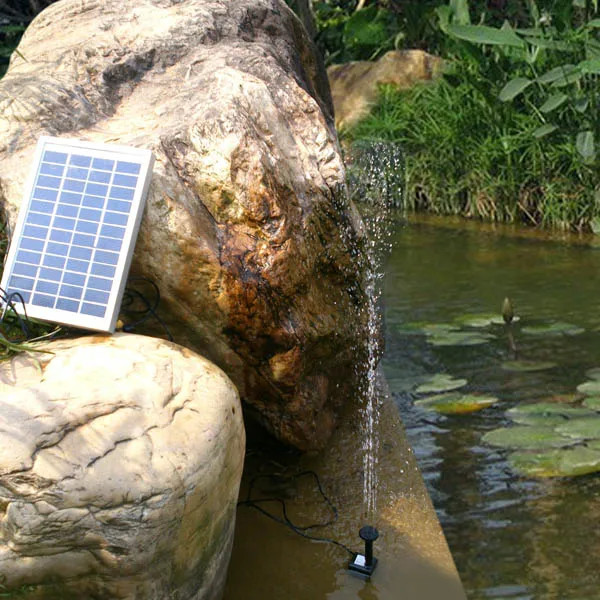 12 В 5 Вт Солнечный насос для мини фонтана сада пейзаж DC бесщеточный водяной насос