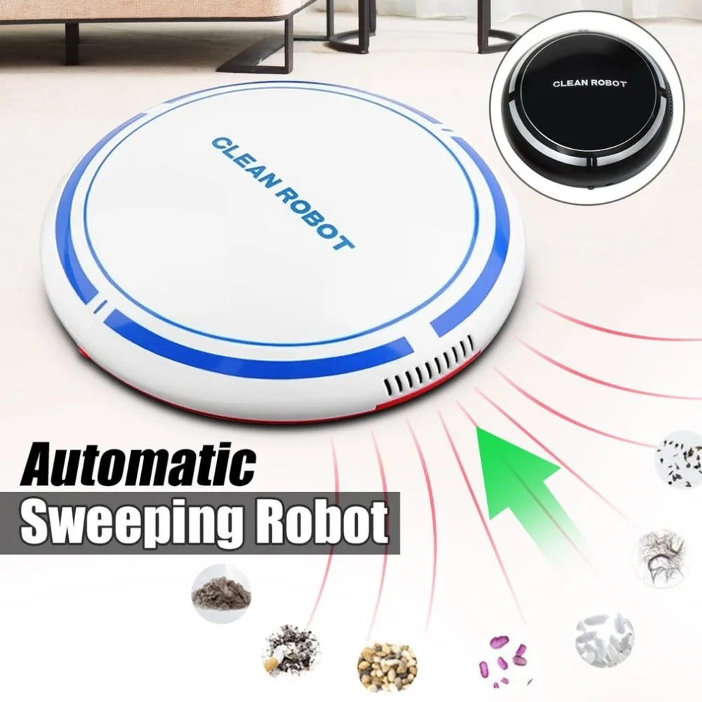 

Mini Wireless Aspirador USB Rechargeable Clean Robot with USB Charging Intelligent Cartoon Sweep Robot Drop shipping
