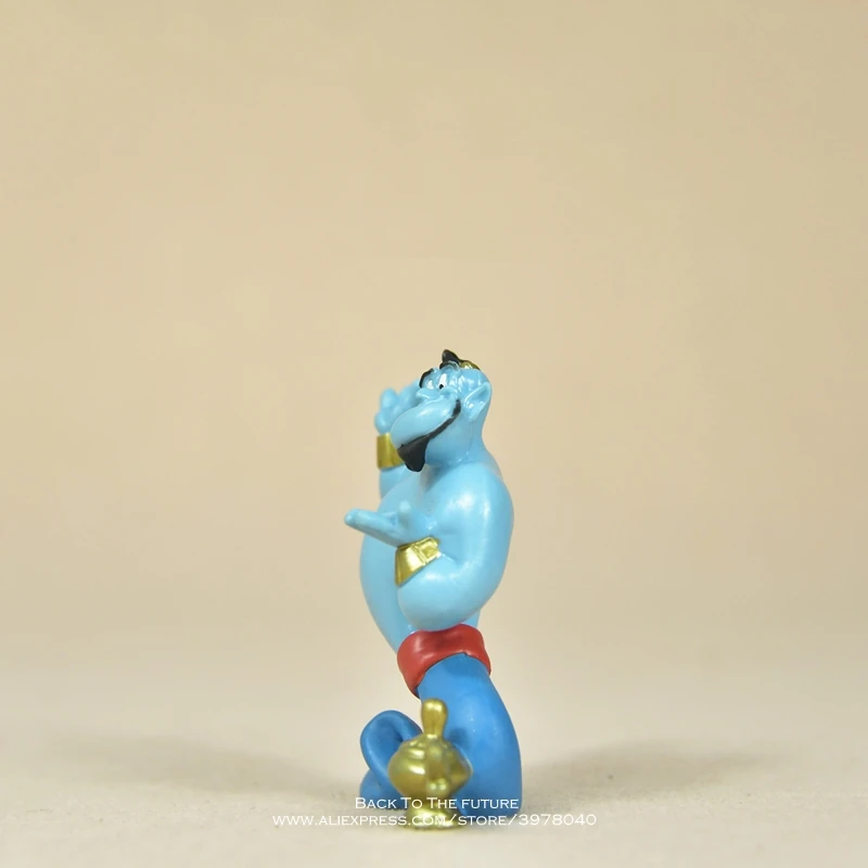 Disney Aladdin magic lamp 7cm Action Figure Anime Mini doll Decoration PVC Collection Figurine Toys model for children gift