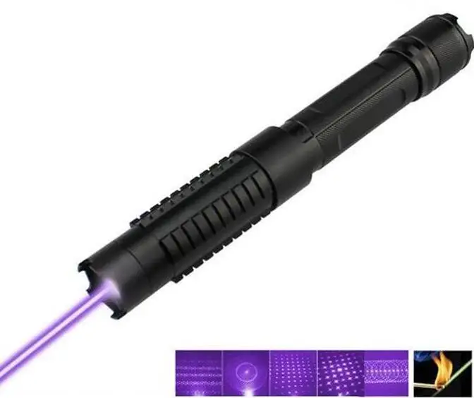 

High Powered Laser Purple Blue Violet 10000m 405nm Burning Pointeur Laser Pointers for Sale Laserpointer Puntatore Flashlight