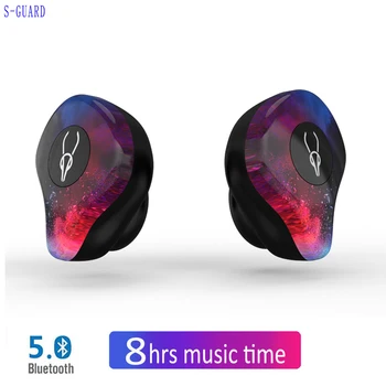 

TWS Sport Mini Bluetooth Earphone with Mic In-ear Wireless Headset Music Earbud Bluetooth 5.0 Noise Canceling With Charging Box