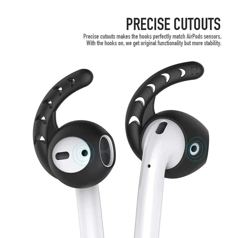 Duszake DA01 Мягкий ушной крючок для AirPods Замена Противоскользящий чехол Air Pods наушники