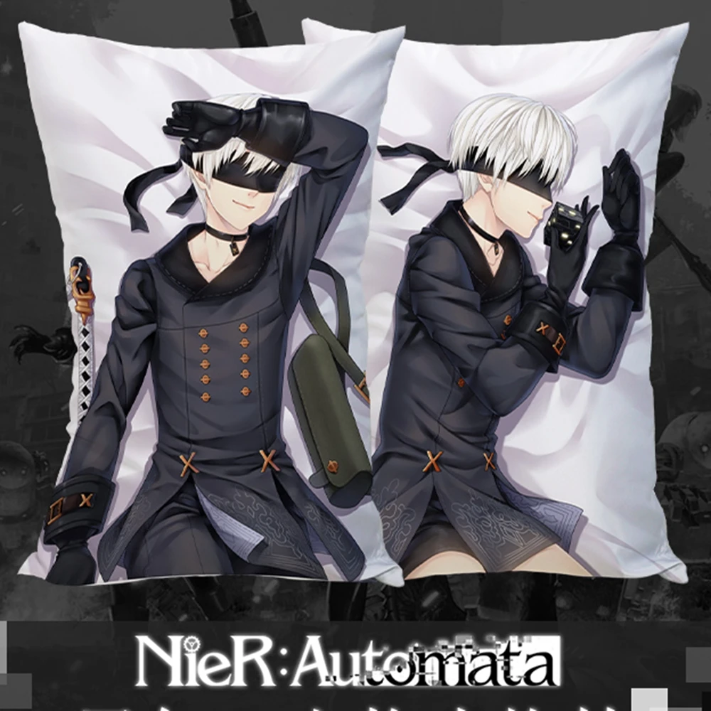 Аниме JK Game NieR:Automata YoRHa No. 9 Тип S Мужской 9S Косплей 40*60 см задняя плюшевая мягкая