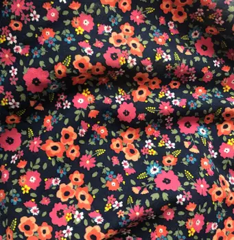 

100x150cm flower Fabric Dropshipping Printed Kids knitted Cotton Fabric DIY Sewing Quilting Fat Quarters Material For Baby&Child