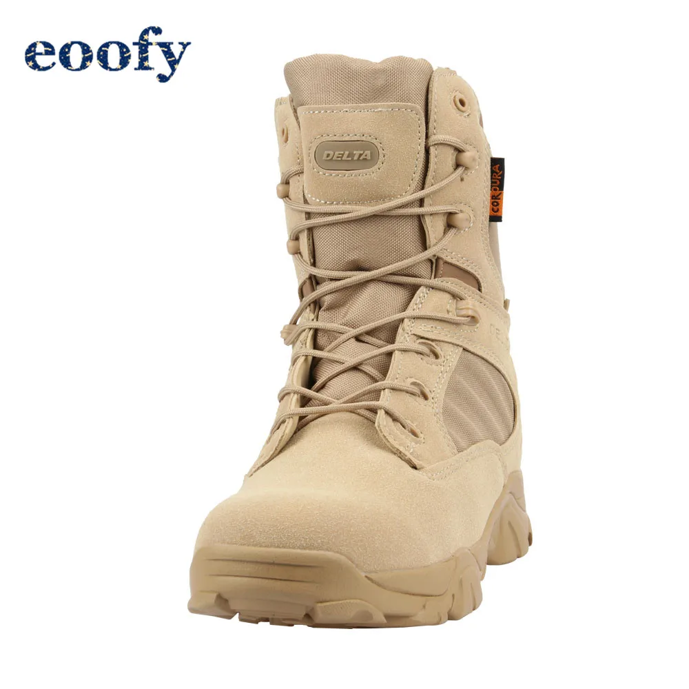 Тактические военные ботинки для пустыни; кожаные армейские ботильоны; Мужская Уличная Рабочая обувь; альпинистские армейские зимние ботинки