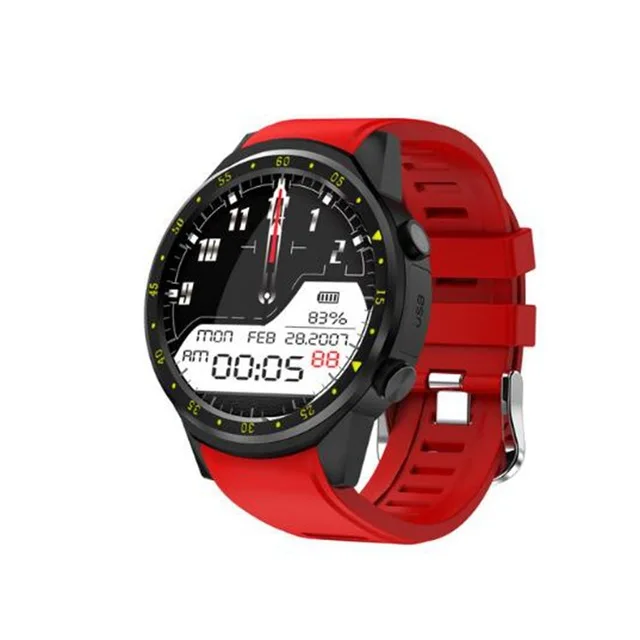 Gps позиционирование часы Спорт Фитнес с камерой Спорт Шагомер Bluetooth синхронное сообщение напоминание водонепроницаемый браслет - Цвет: red