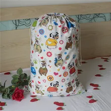 YILE многоцелевой Домашний Органайзер на шнурке из хлопка и льна, сумка для обуви, Сумка с цветком кролика 8201e