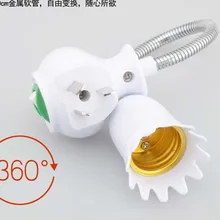 Трехконтактный разъем Цоколи e27 винт-на Douille e27 лампа держатель Portalamparas e27 творческий современный потолочный светильник удлинитель патрона