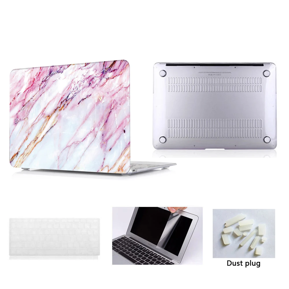 For Macbook Pro 13 15inch Air SLIM SLEEVE SHOULDER BAG HARD CASE KEYBOARD LCD