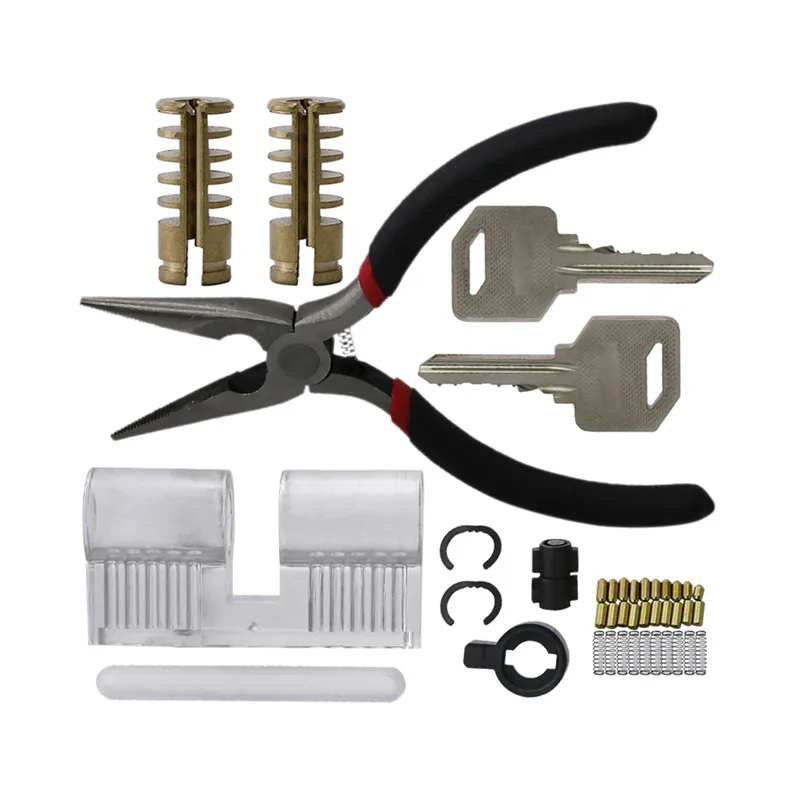 

Hot !!! AB Tubular lock Cylinder Locksmith Training Tools DIY Assemble By Yourself for Lock Puzzle