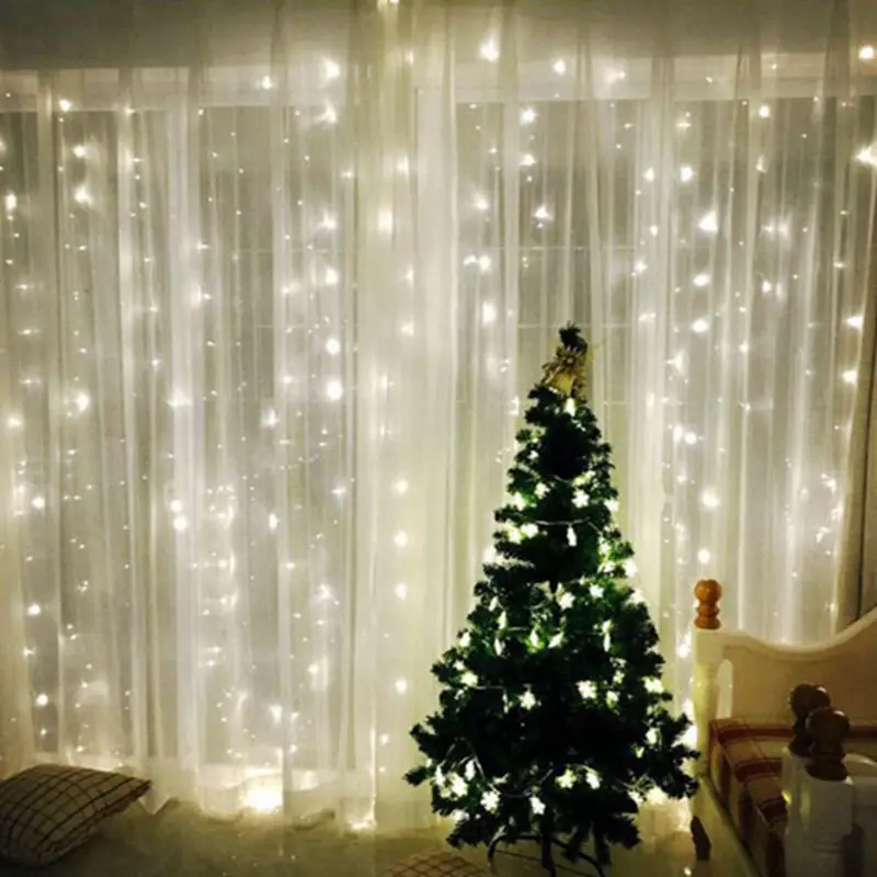 СВЕТОДИОДНАЯ Гирлянда в виде сосульки 4,5x1/4,5x2/4,5x3, водонепроницаемая сказочная лампа, рождественские лампы для свадьбы дома и сада вечерние украшения