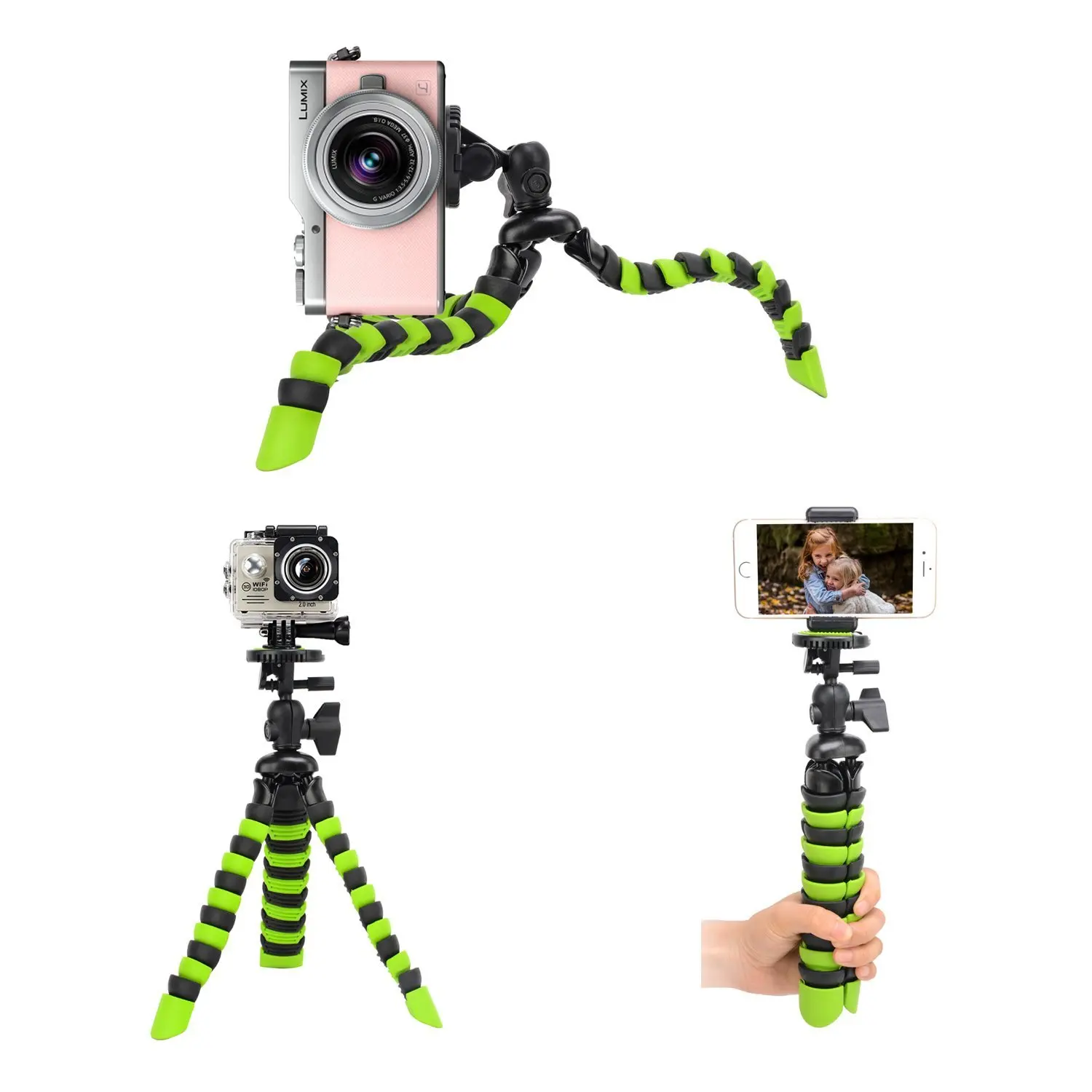 Flexible Octopus Mobile Mini Tripod Gorillapod for iPhone Canon Nikon Sony sports digit Camera Tabl