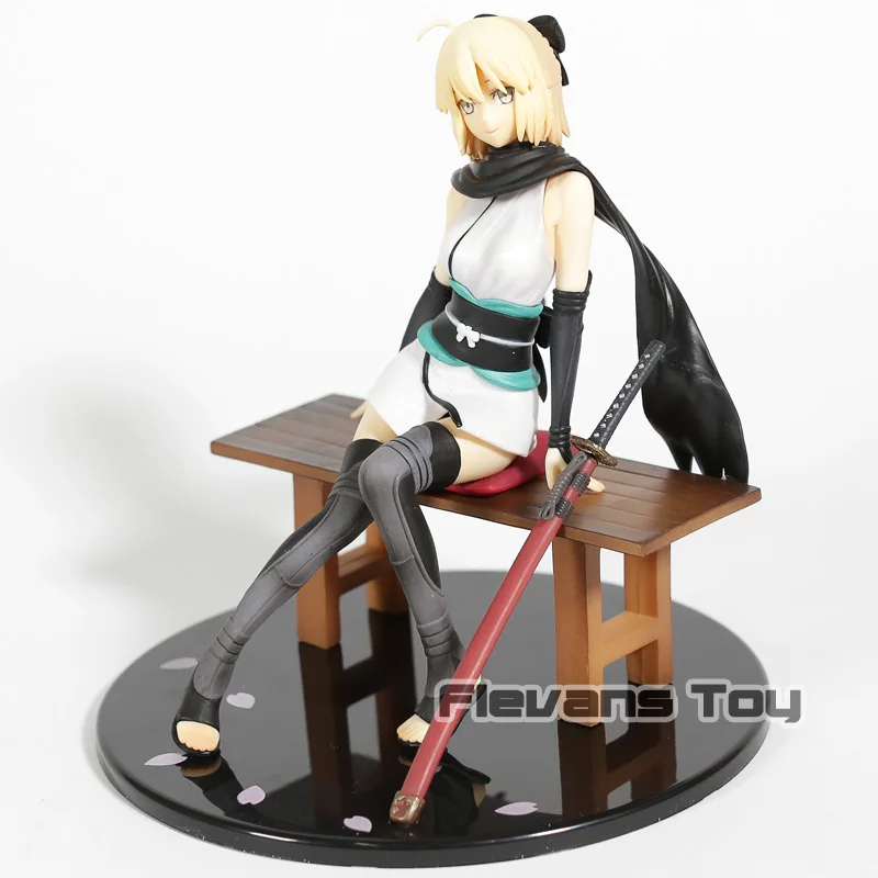 Fate/Grand Order Swordsman Sakura Saber Okita Souji Leter Ver. ПВХ фигурка Коллекционная модель